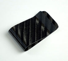 Load image into Gallery viewer, Money Clip - 4x4 Twill Carbon Fiber
